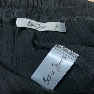 Beau Jours shimmery crop pants, extra wide leg, XL, waist to bottom hem 36